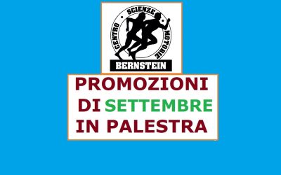 Le promozioni di settembre