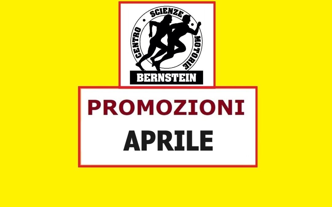 Le promozioni di aprile
