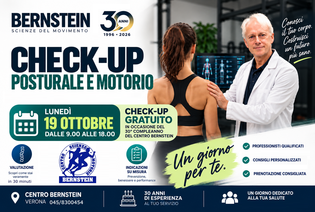 Check up posturale e motorio gratuito